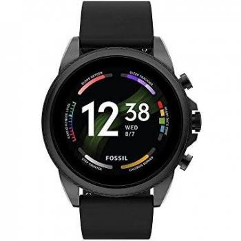 Fossil Gen 6 Silicona Negra 44mm | FTW4059