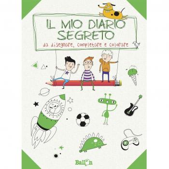 Il mio diario segreto da disegnare, completare e colorare. Ragazzo. Ediz. illustrata