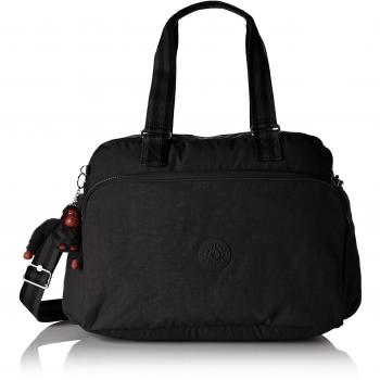 Kipling July Bag Bolsa de Viaje, 45 cm, 21 litros, Negro (True Black)