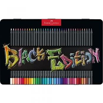 Estuche metal lápices Faber-Castell Black Edition 36 colores