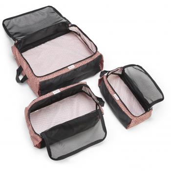 Kipling WEARABLE SET Organizador para maletas, 40 cm, 21 litros, Hybrid Geo Red