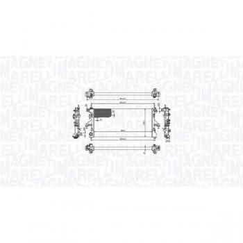 Radiador MAGNETI MARELLI 350213215000 para arrefecimento do motor