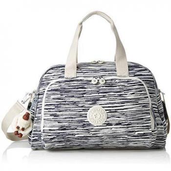 Kipling CAMAMA Bolso bandolera, 44 cm, 22 litros, Multicolor (Líneas garabateadas)