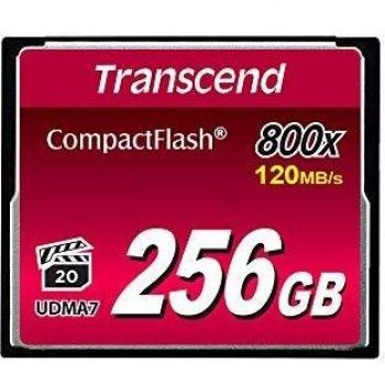 Transcend Compact Flash 800x TS256GCF800 Memory Card, 256 GB