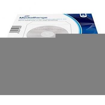 BOX62 custodia CD/DVD Custodia a tasca 1 dischi Bianco