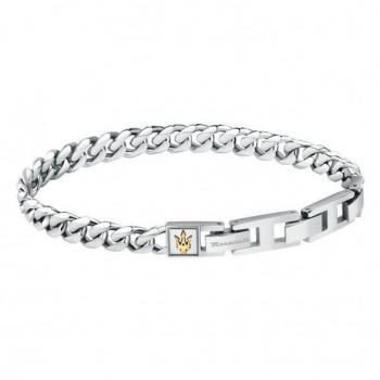 Maserati Pulsera de Acero Inoxidable Hombre Iconic 22 cm
