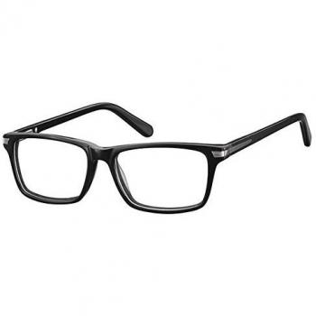 Cuadrado Montura Completa Plástico Negras Gafas Recetadas Para Niños