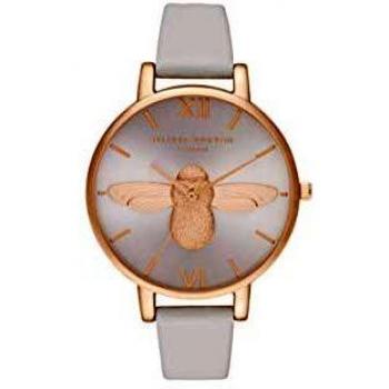 Olivia Burton Reloj Analógico para Mujer de Cuarzo con Correa en Cuero OB16AM158