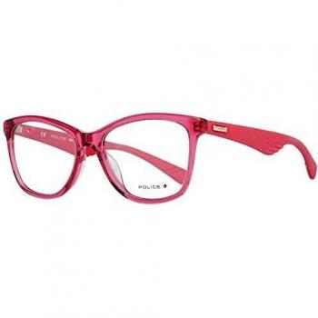 Police VPL414520AFD Gafas, Shiny Transp.Raspberry, 52/16/140 para Mujer