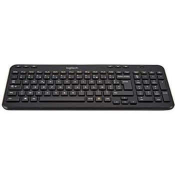 Logitech K360 Wireless Keyboard, French AZERTY Layout, Black