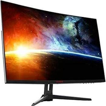 Monitor Yashi 32 curvo 2K, 300cd/m², 75Hz, Freesync, Flicker free, Low Blue Light Function, 1ms, 3x HDMI, 1x Display Port, Multimediale; Vesa