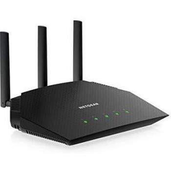 NETGEAR Nighthawk 4-Stream AX1800 WiFi 6 router (RAX10) wireless Gigabit Ethernet Dual-band (2.4 GHz/5 GHz) Nero