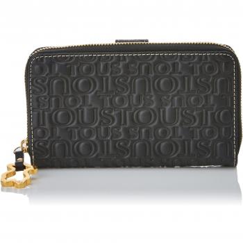 TOUS Amanda Logo, Cartera para Mujer, Negro