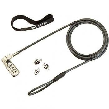 Dicota Lucchetto di Sicurezza Combinato T/N/W