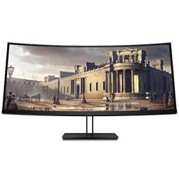HP PC Z38c Curved Display, Monitor 37.5 IPS Antiriflesso UWQHD, Risoluzione 3840 x 1600, Comandi su Schermo, Regolazione Altezza, Rotazione Base 90°, Supporto Monitor Inclinabile, Nero