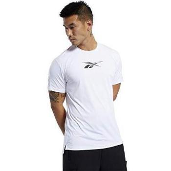 Reebok TS AC Camiseta Gráfica Move Q1, Blanco, XL