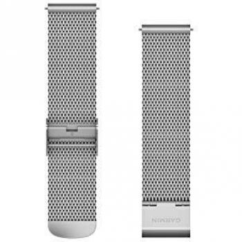 Garmin Pulsera Vivomove, lujo, 20 mm, malla Milanesa, plata