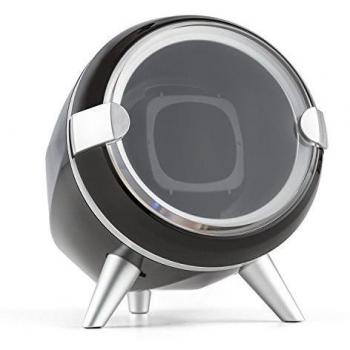 Klarstein Sindelfingen Caja para Relojes (Compacto, Motor silencioso, Amplia Tapa Transparente, 4 programas de rotación, Almohadilla de Terciopelo)