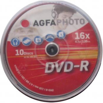 AGFA DVD+R 16x 10 Pack – Dischi Ottici