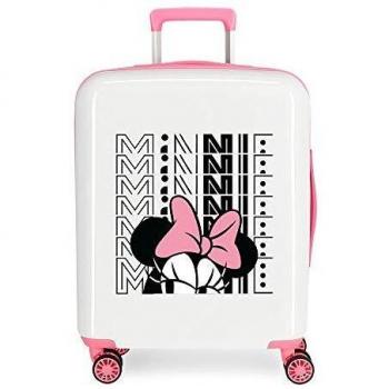 Maleta de Cabina Disney Pretty Minnie Rígida Multicolor 40x55x20 cms