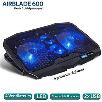 Supporto Notebook Spirit Of Gamer Airblade 600 Blu