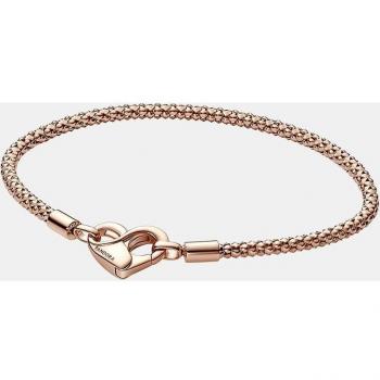 Pulsera Pandora Moments con tachuelas rosadas