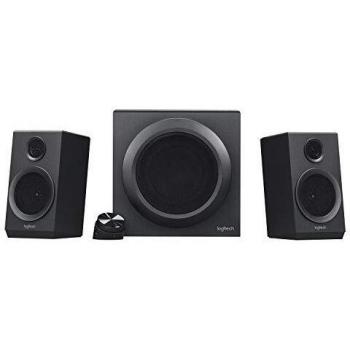 Logitech Z333 Altoparlanti PC Multimediali con Subwoofer, Suono Vivido, 80 Watt, Bassi Potenti, Cavo Audio e RCA 3,5 mm, Presa EU/IT per PC/PS4/Xbox/TV/Smartphone/Tablet/Lettore Musicale