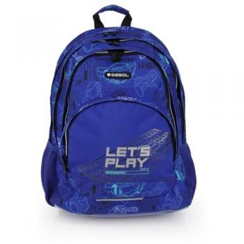 Mochila Escolar Triple Gaming Gabol 32x18x44
