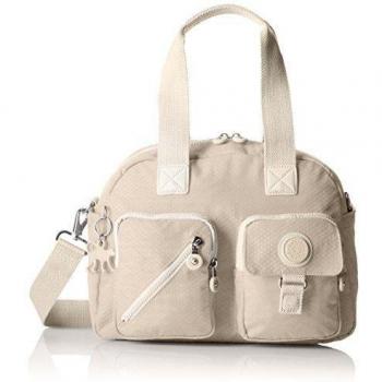 Kipling DefEA BPC Bolso Bandolera, Color Hueso (Dots Cream)