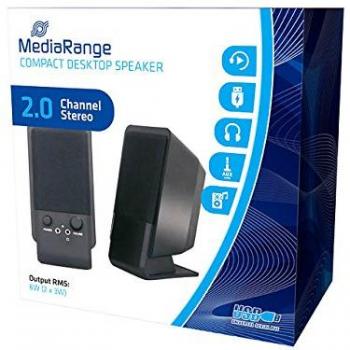 Set altoparlanti 2.0 Media Range nero MROS352