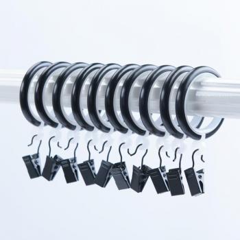 Anillos Silenciosos de Aluminio para Cortinas