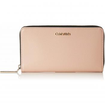Calvin Klein ENFOLD LARGE ZIPAROUND XL Mujer Bolsos bandolera Rosa (Nude)
