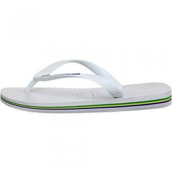 Chinelos Havaianas Brasil Logo Branco 35-36