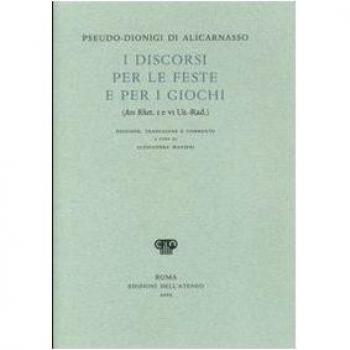 I discorsi per le feste e per i giochi (Ars Rhet. I e VI Us.-Rad.)