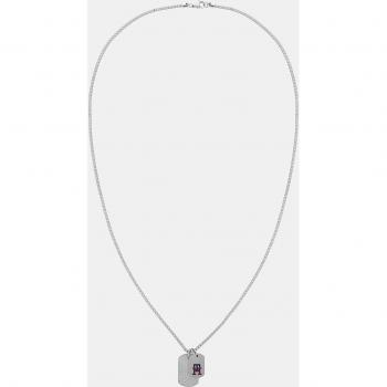 Collar Acero Monograma TH Hombre