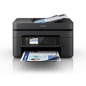 EPSON WorkForce WF-2870DWF stampante Multifunzione A4 (stampa, copia, scansione, Fax) ADF, USB, Wi-Fi, Wi-Fi Direct, display LCD 6,1 cm, Epson Smart Panel, fronte/retro, Nero