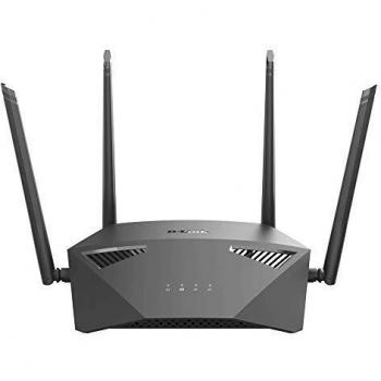 Router D-link DIR-1950 Wi-Fi AC1900 MU-MIMO Dual-Band con porta WAN e 4 porte LAN, gestione della banda SmartConnect, Parental Control