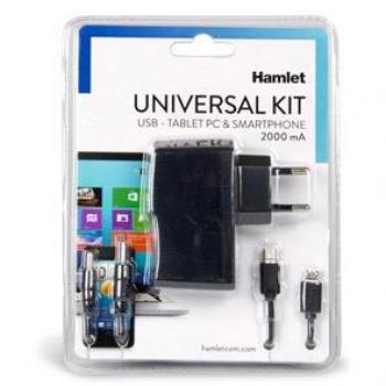Hamlet XPW220MOB alimentatore universale 110-220V/ USB 5V per Tablet PC, Smartphone, eBook readers, Hard Disk 2,5, HUB USB,NAS