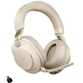 Jabra Evolve2 85 cuffie wireless con microfono MS beige
