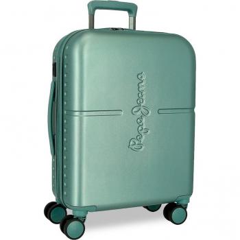 Maleta Cabina Highlight Turquesa Rígida y Expandible 55 cm