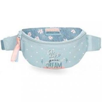 Movom para niños. Riñonera Movom Live your dreams azul turquesa