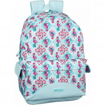 Mochila Moos Flamingo Turquesa para portátil 15,6