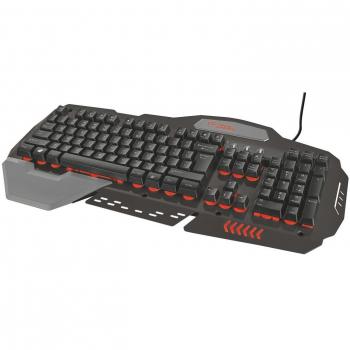 Trust GXT 850 QWERTY Spagnolo in Nero