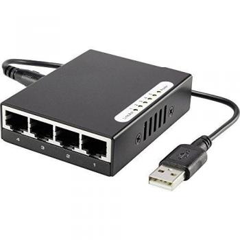 Renkforce RF-4451433 Switch di rete 5 Porte 100 MBit/s Alimentazione USB