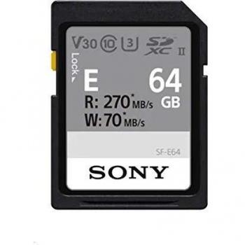 Sony SDXC 64GB E Series UHS-II Classe 10 U3 V30