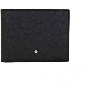 Montblanc Montblan Sartorial Tarjetero, 11 cm, Negro (Schwarz)