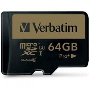 Verbatim Pro+ Micro SDXC UHS-I U3
