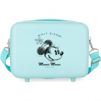 Neceser Disney para mujer ABS Mickey Friendly adaptable turquesa