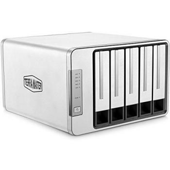 TerraMaster D5-300 Type C 5-bay Box Raid Externo USB3.0 (5Gbps) Supporto Raid 5 Disco Rigido Esterno Raid Storage Alloggiamento (Senza Disco)