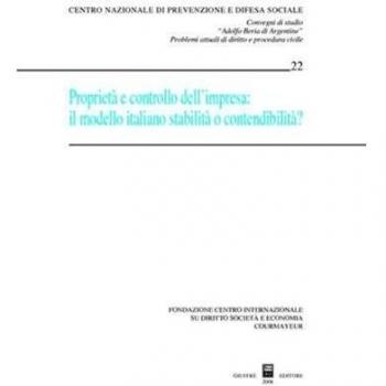 Proprieta' e controllo dell'impresa: il